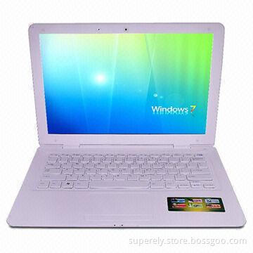 13.3-inch Laptop with Windows 7 OS, Intel D2500 1.86GHz Dual Core, 2/250GB HDD and 1.3MP Camera